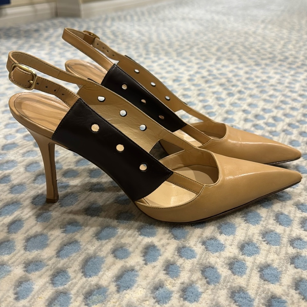 Manolo Blahnik Sling Back Pumps